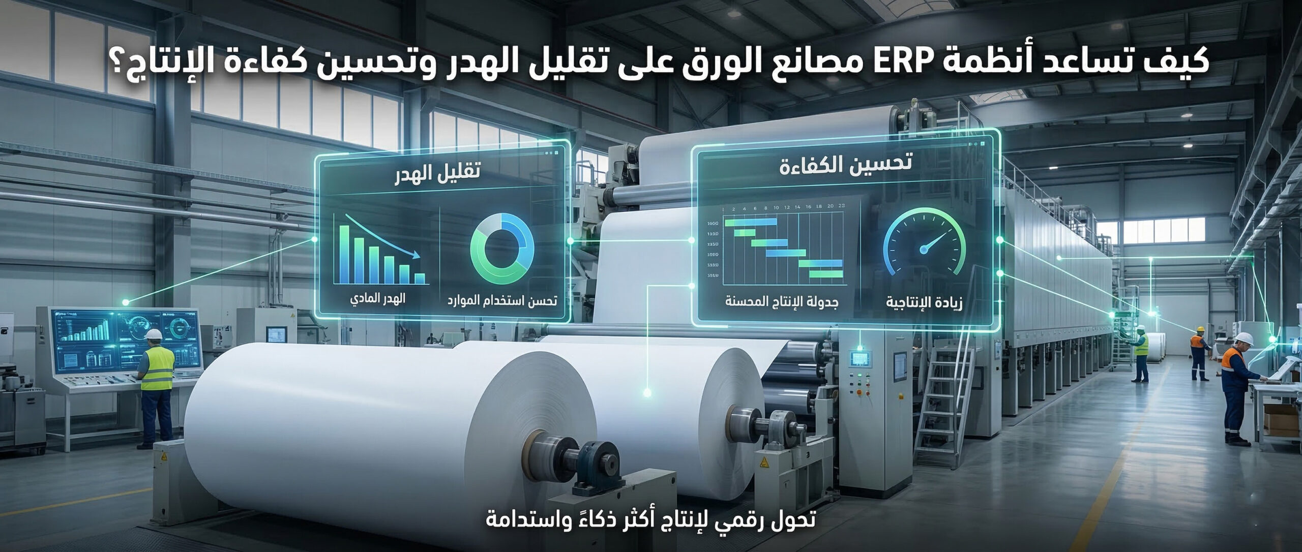 أنظمة ERP مصانع الورق